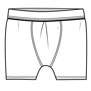 Patron ropa, Fashion sewing pattern, molde confeccion, patronesymoldes.com underwear 6727 BOYS Underwear